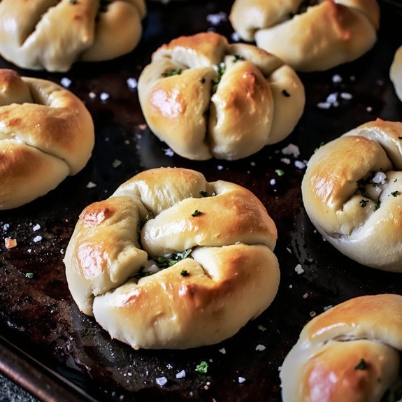 180 f emulsified garlic butter topping