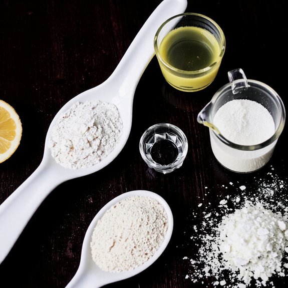 acid dependent soda dual acting powder