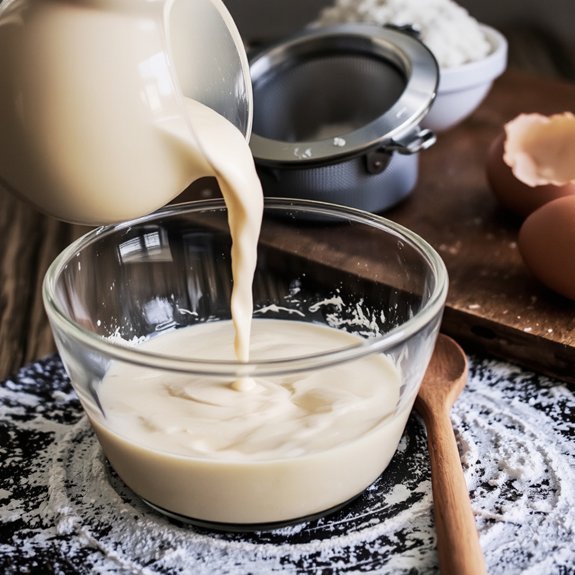 acidic buttermilk leavening browning