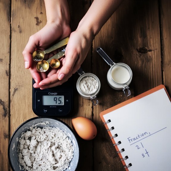 adjust leavening proportionally precisely