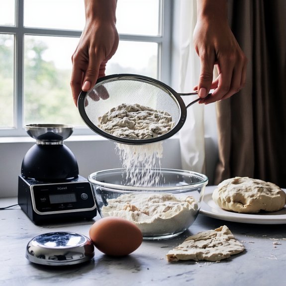 aeration strengthens gluten network