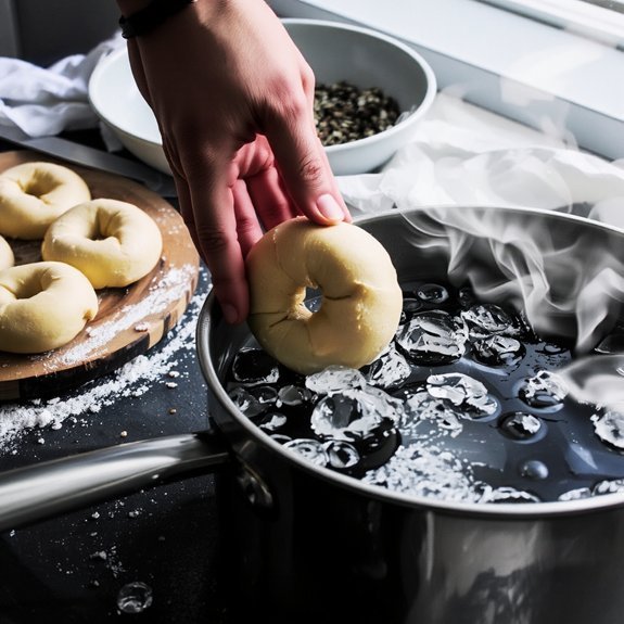 alkaline boil sets crust