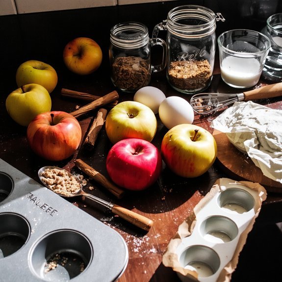 apple muffin prep checklist