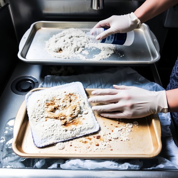 baking soda vinegar fizz scrub