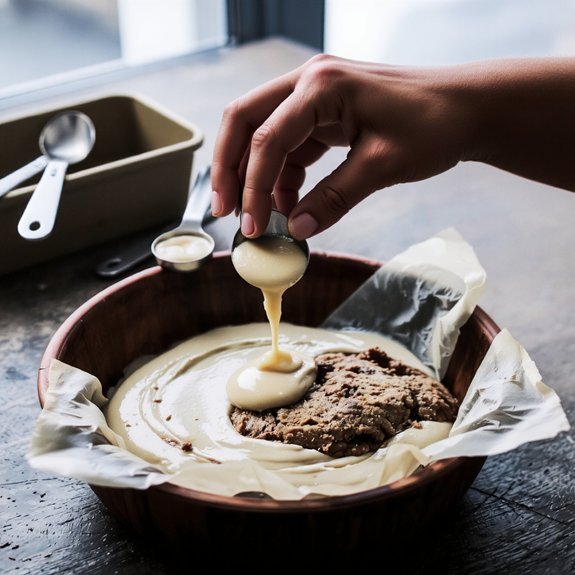 balance liquids fats mixing