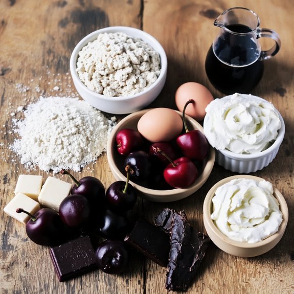 black forest cake ingredients