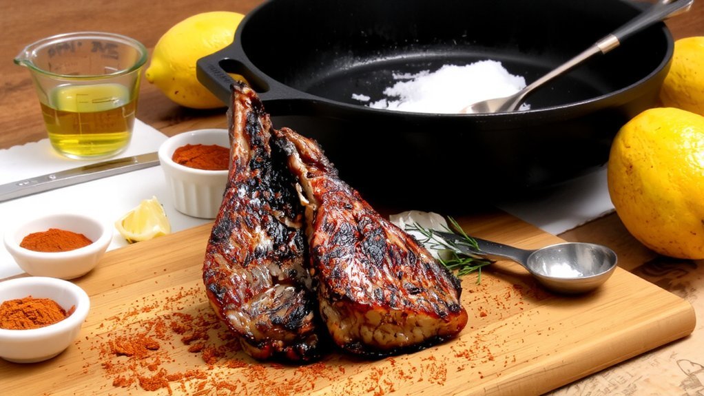 blackened tuna ingredient preparation