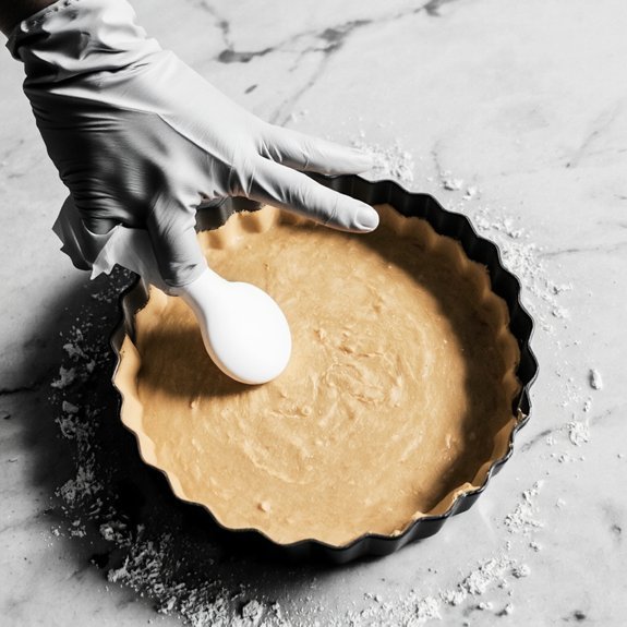 blind bake with weights