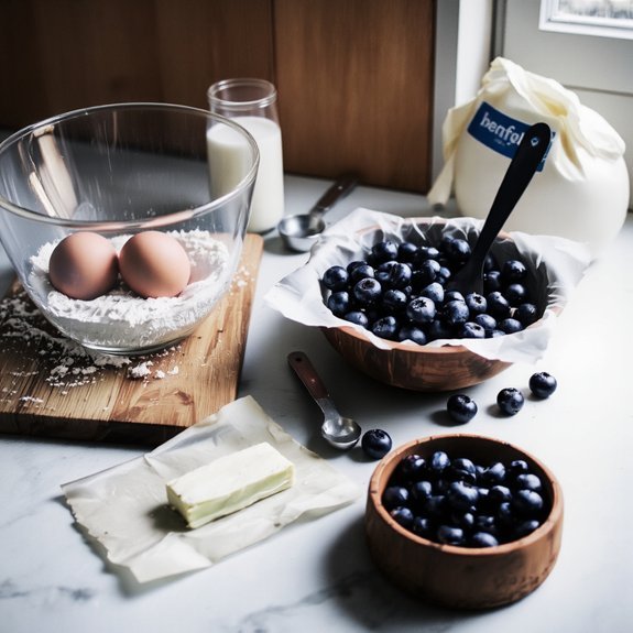 blueberry muffin prep checklist