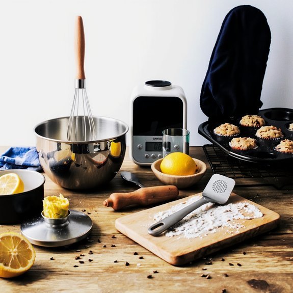 bowls tin whisk measures