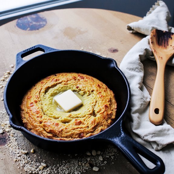 cast iron builds flavor