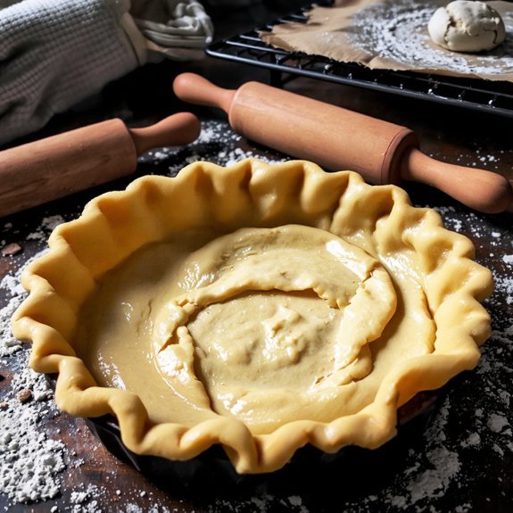 chill dough avoid shrinkage