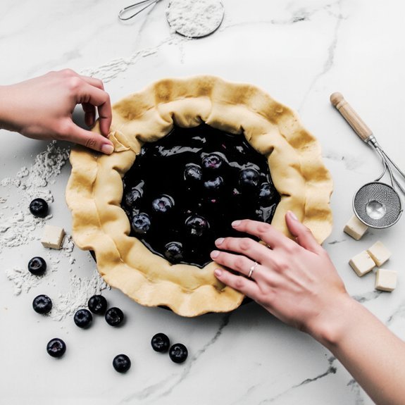 cold butter crumbs chilled rolled