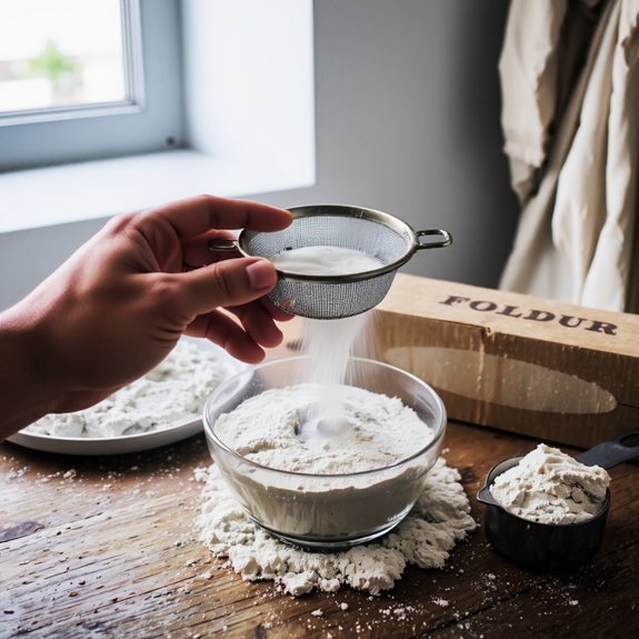 compaction increases flour s density