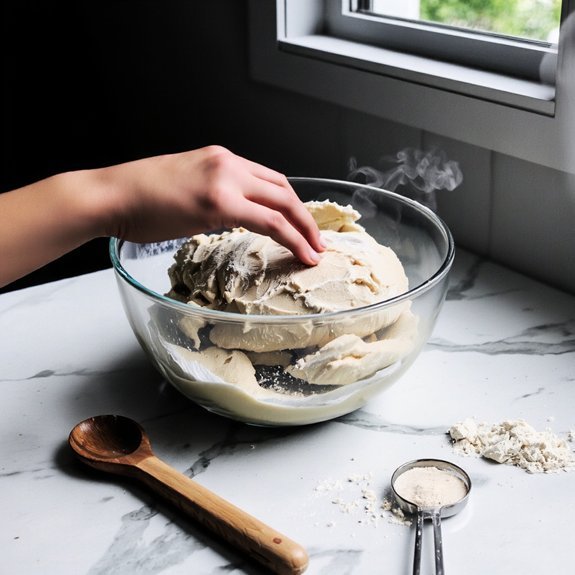 controlled hydration timed kneading