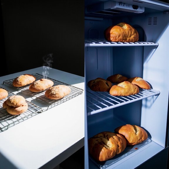 cool first then refrigerate