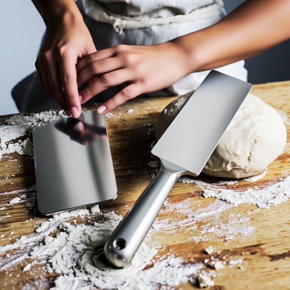 corrosion resistant durable stainless scraper