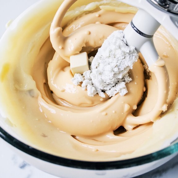 cream butter and sugar