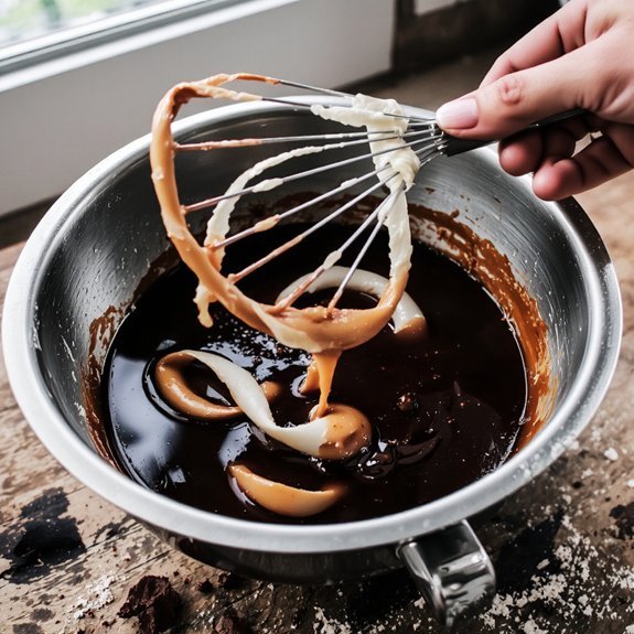 cream butter and sugar