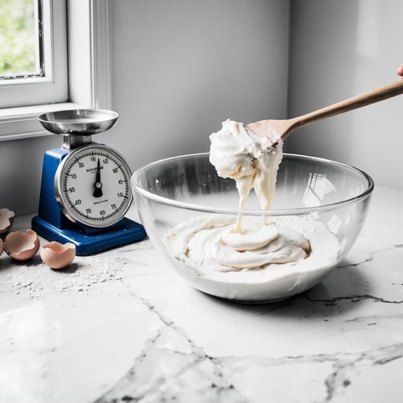 cream butter and sugar thoroughly