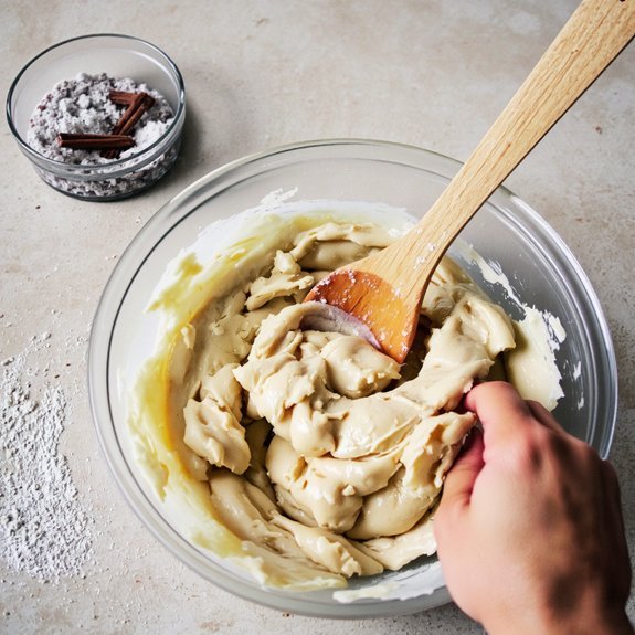 cream fold avoid overmixing