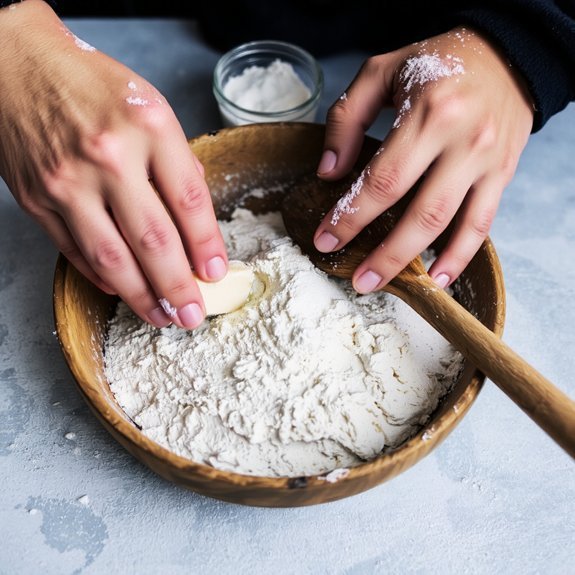 cream room temperature butter vigorously