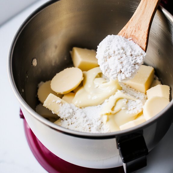 creaming aerates emulsifies flavors