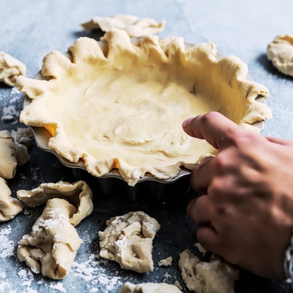 don t overwork pie dough