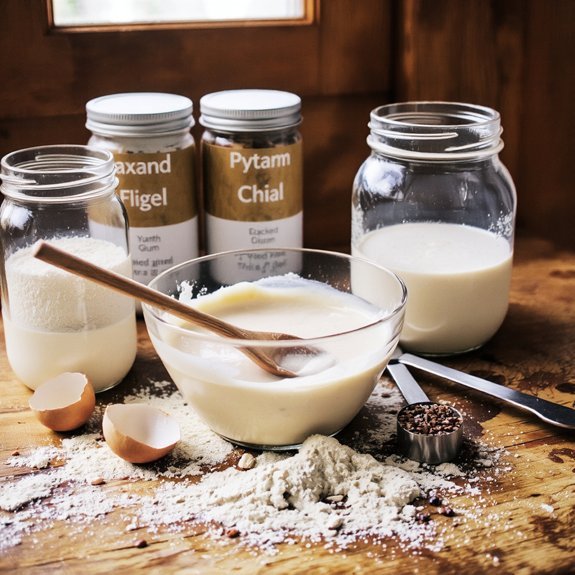 eggs gums starches moisture