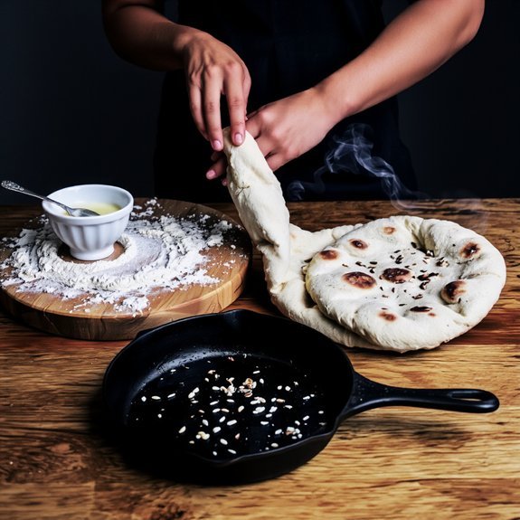 eight 75g skillet flatbreads