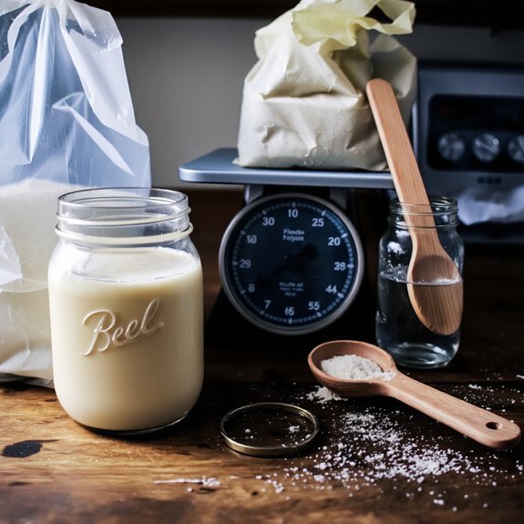 equal parts daily fed starter