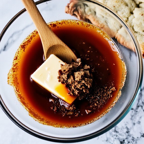 evenly spread cinnamon filling