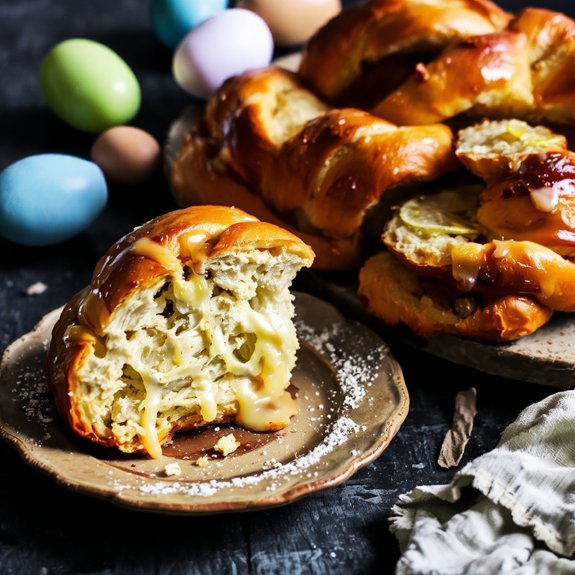 fermented braided lemon glaze