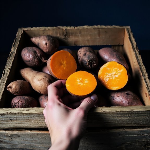 firm unblemished medium sized tubers