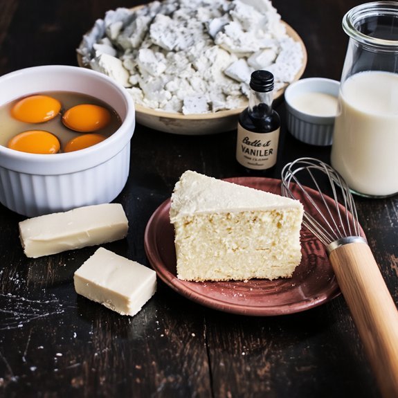 flour eggs milk butter