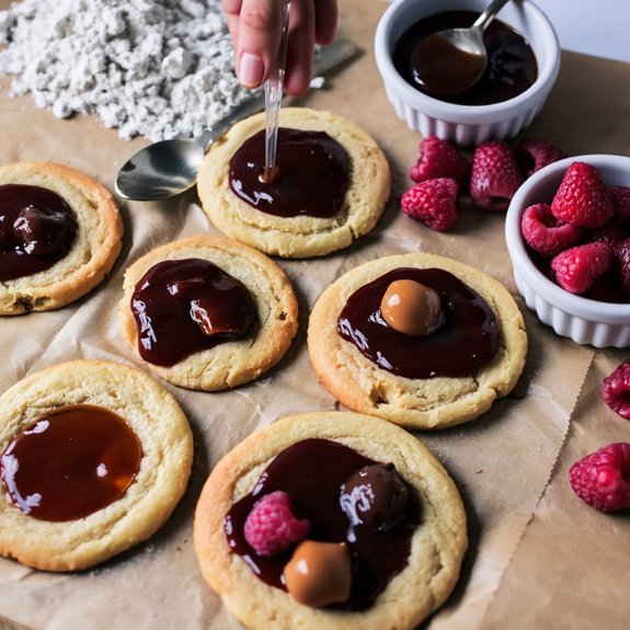 generously fill warm thumbprints