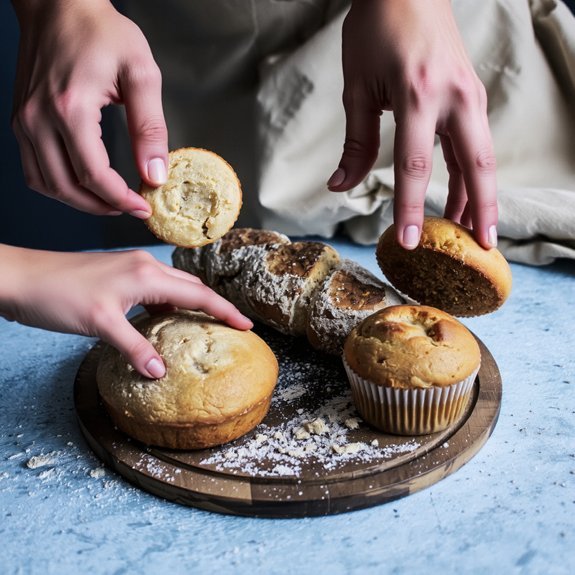 gentle touch reveals doneness