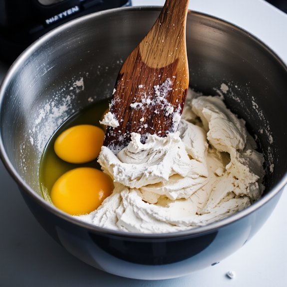 gently fold until smooth