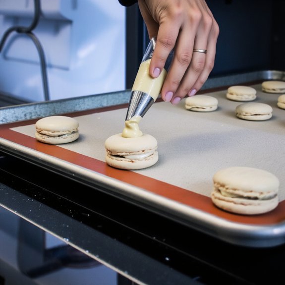 glossy ribbon like batter ready