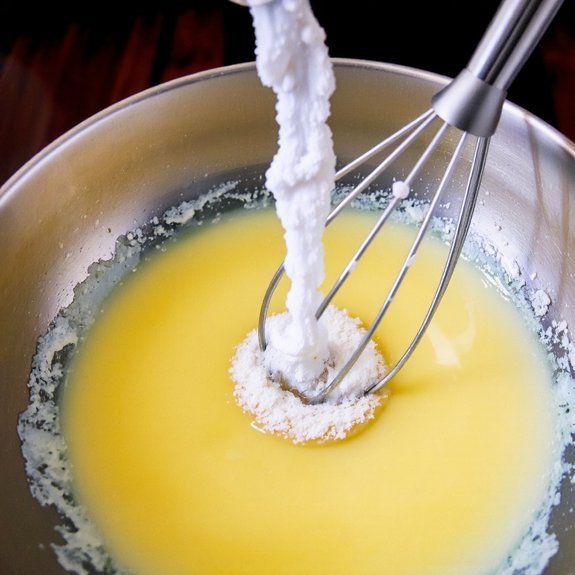 gradual sugar stabilizes meringue
