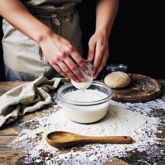 knead bulk ferment cold proof bake