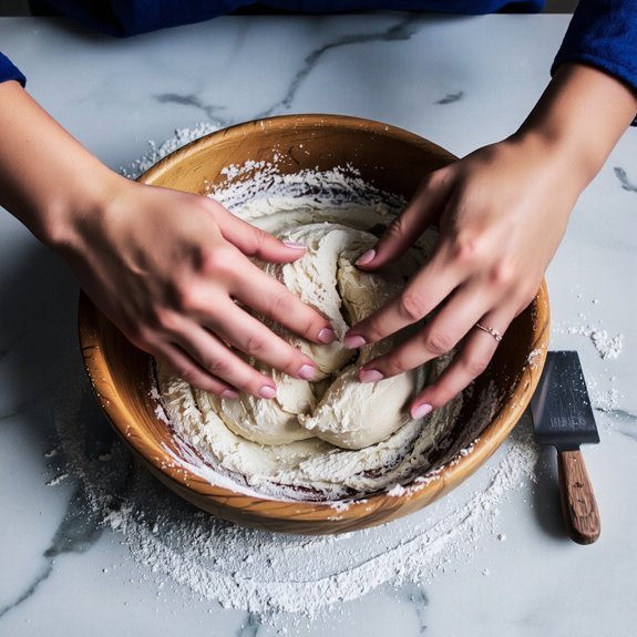 knead to 60 65 hydration