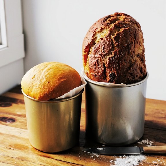 larger pans adjust baking