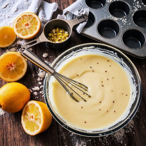 lemon poppy seed muffins