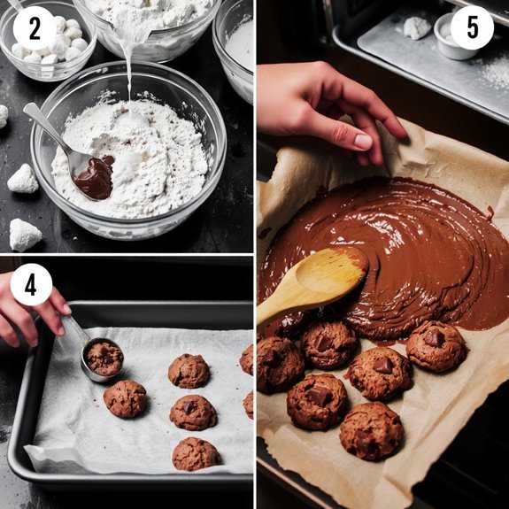 light fluffy chocolate cookies