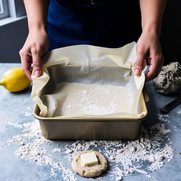 line 9x13 inch pan securely