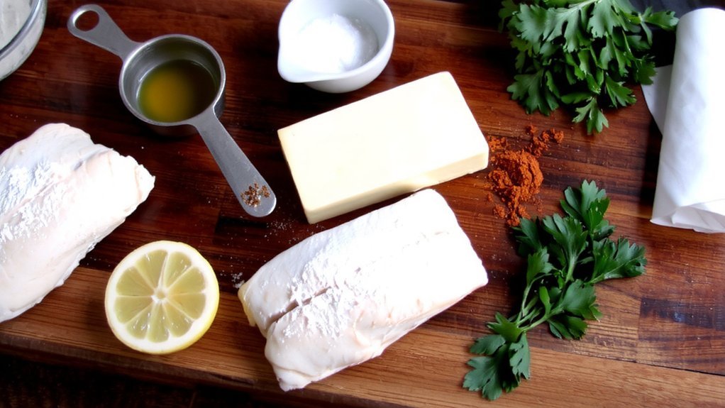 mahi mahi fillets with coatings