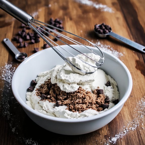 measure combine whisk briefly