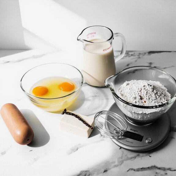 measure ingredients and prep