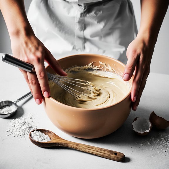 measure precisely mix carefully